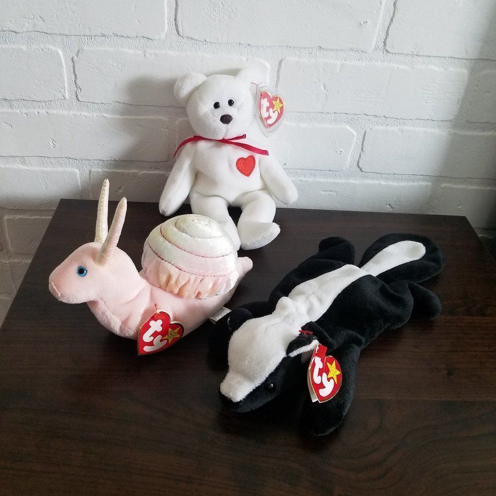 Bundle of 3 TY Beanie Baby